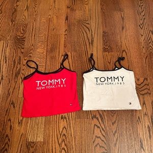 Tommy Hilfiger Cropped Tanks. (Small/ XSmall)